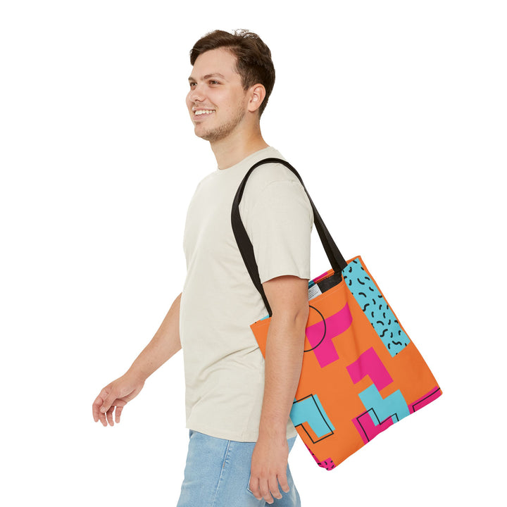 Vibrant Floral Tote Bag - Stylish, Eco-Friendly Carryall for Everyday Use