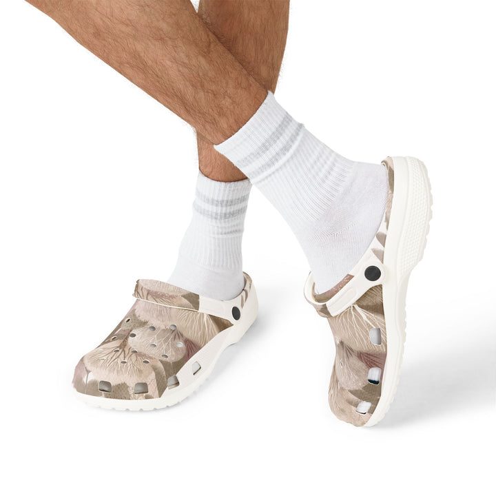 Stylish EVA Foam Rubber Clogs with Nature Print