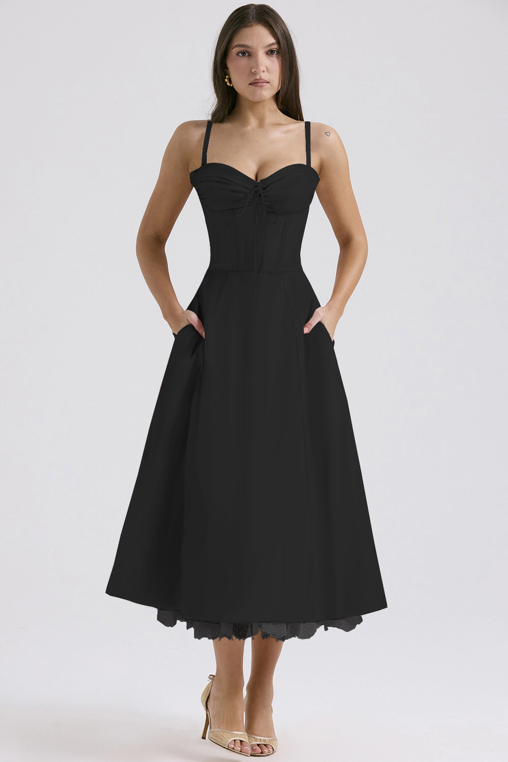 Floral Series French Summer Camisole Dress