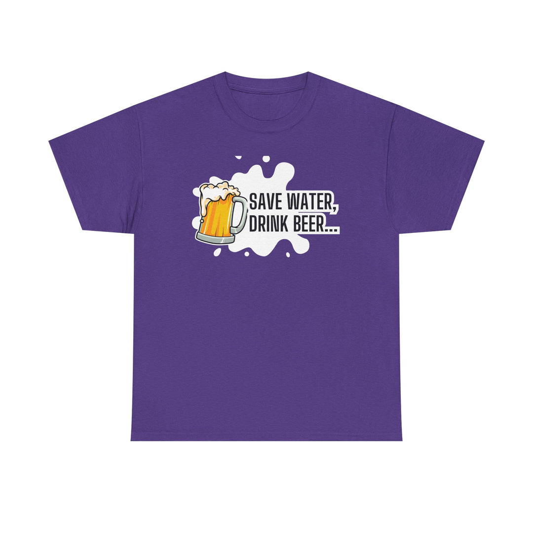 Save Water Drink Beer Unisex Heavy Cotton Tee