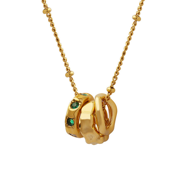 Fashion OL Titanium Steel Pendant Necklace