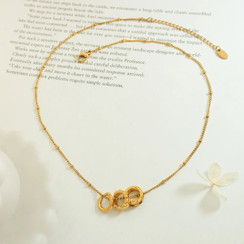Fashion OL Titanium Steel Pendant Necklace