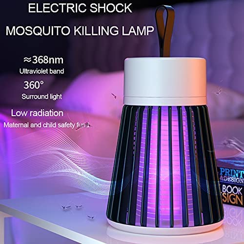 Electric mosquito killing lamp with ultraviolet light, designed for safe and effective insect control in the home.