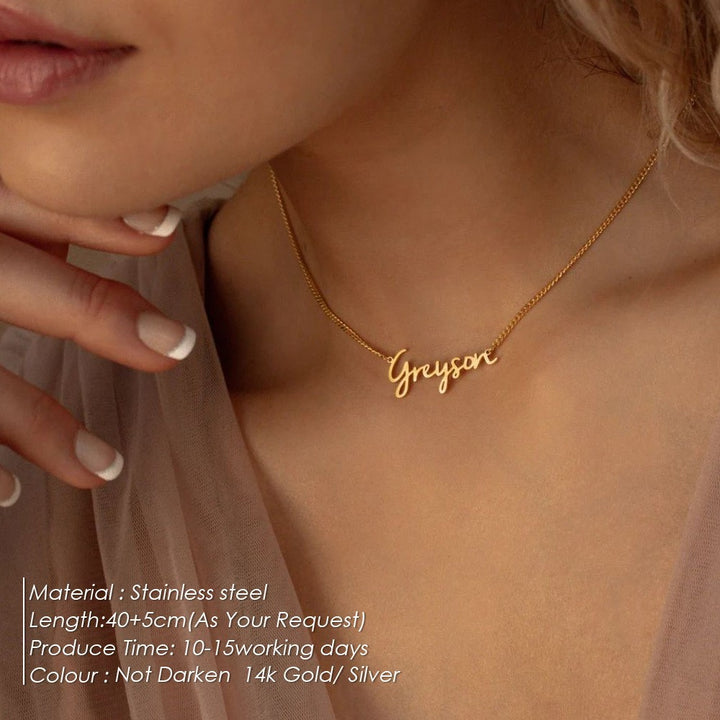 Custom Stainless Steel Name Necklace