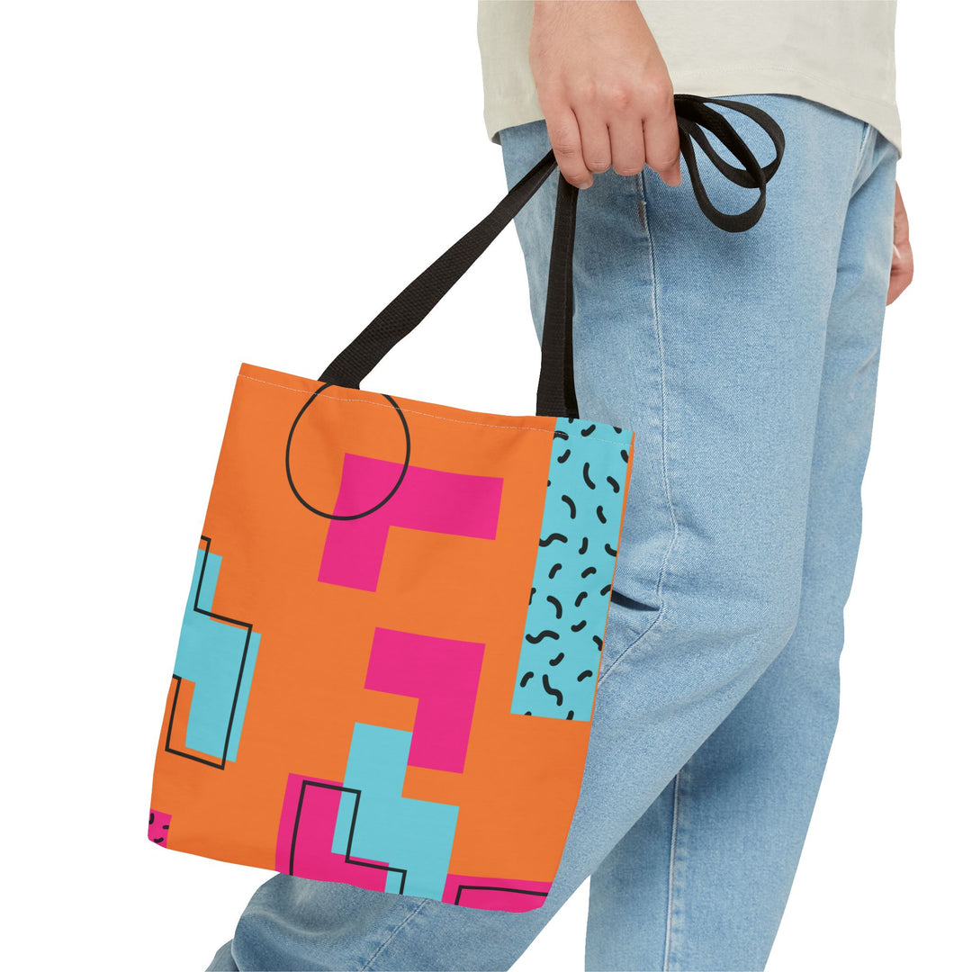 Vibrant Floral Tote Bag - Stylish, Eco-Friendly Carryall for Everyday Use