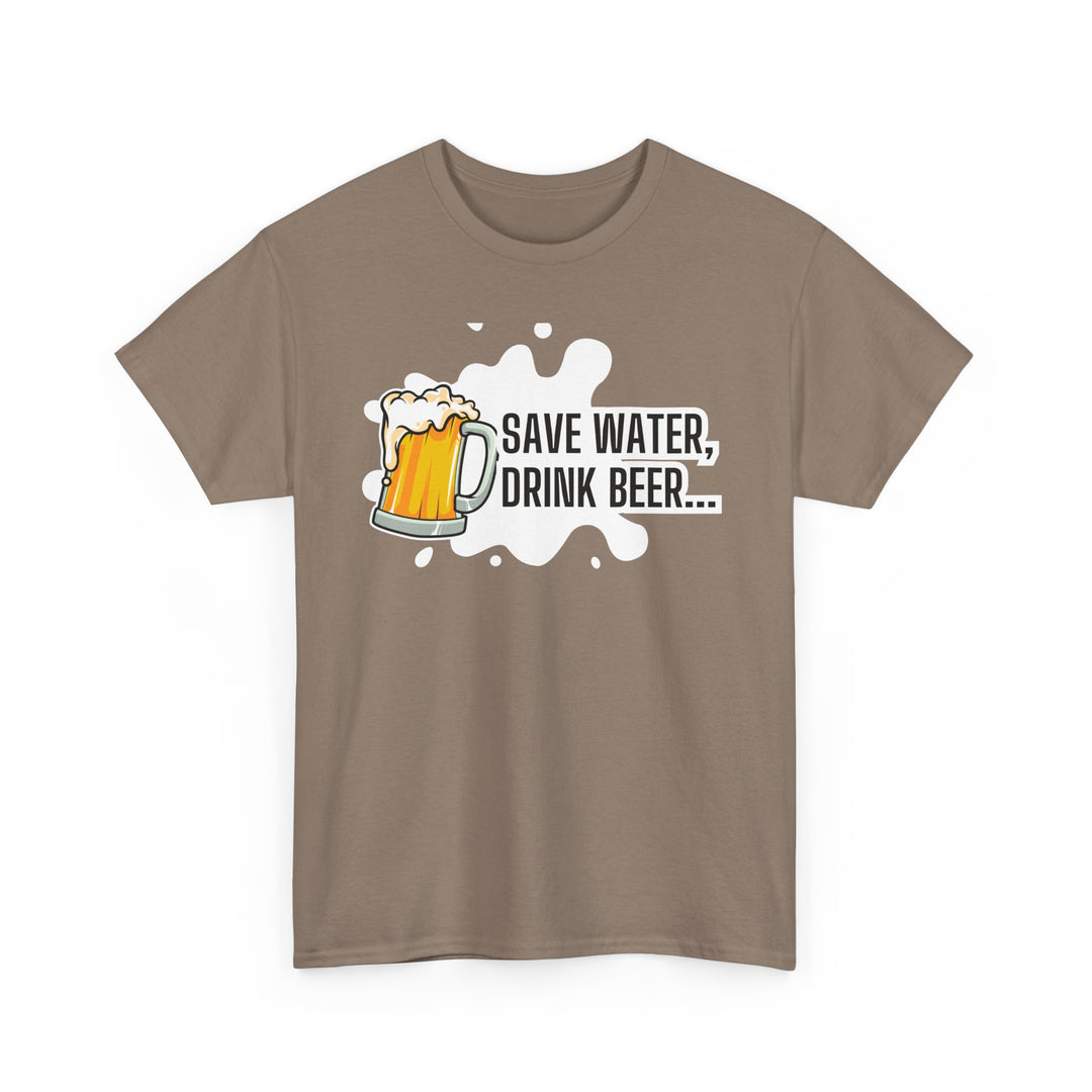 Save Water Drink Beer Unisex Heavy Cotton Tee