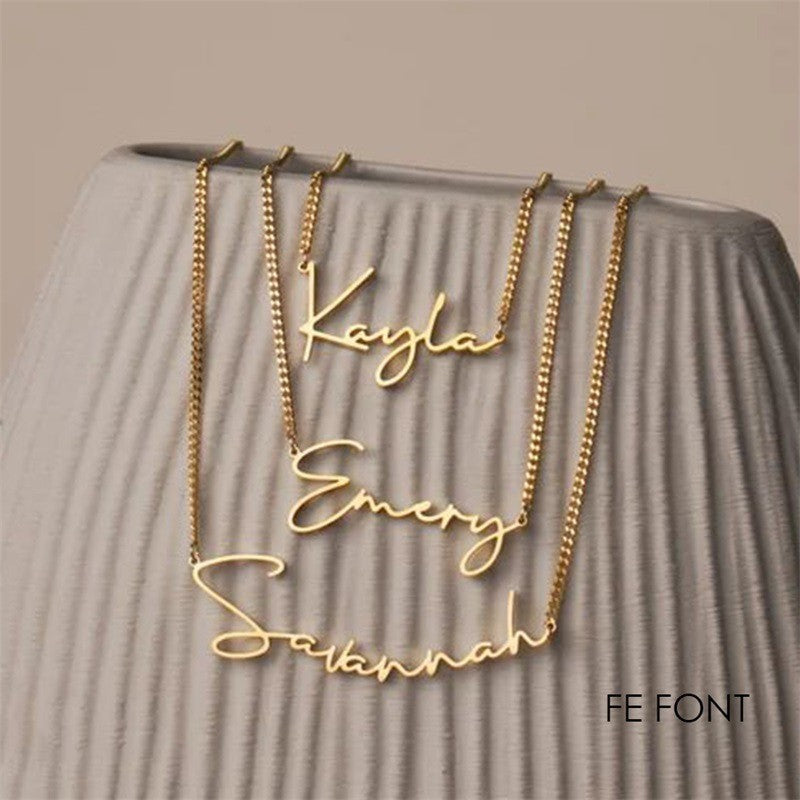 Custom Stainless Steel Name Necklace