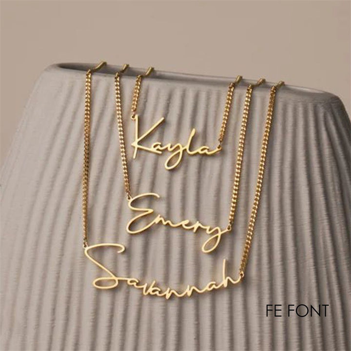 Custom Stainless Steel Name Necklace