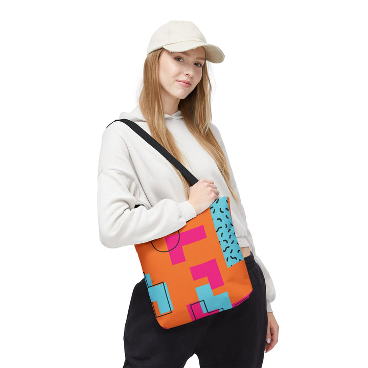 Vibrant Floral Tote Bag - Stylish, Eco-Friendly Carryall for Everyday Use
