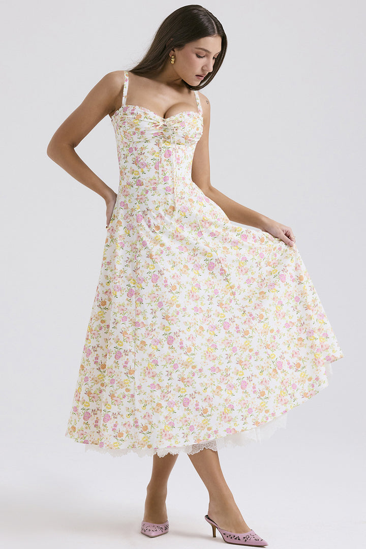 Floral Series French Summer Camisole Dress