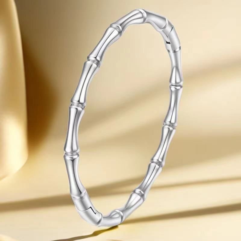 Women's Titanium Bracelet - Elegant Steel Jewelry