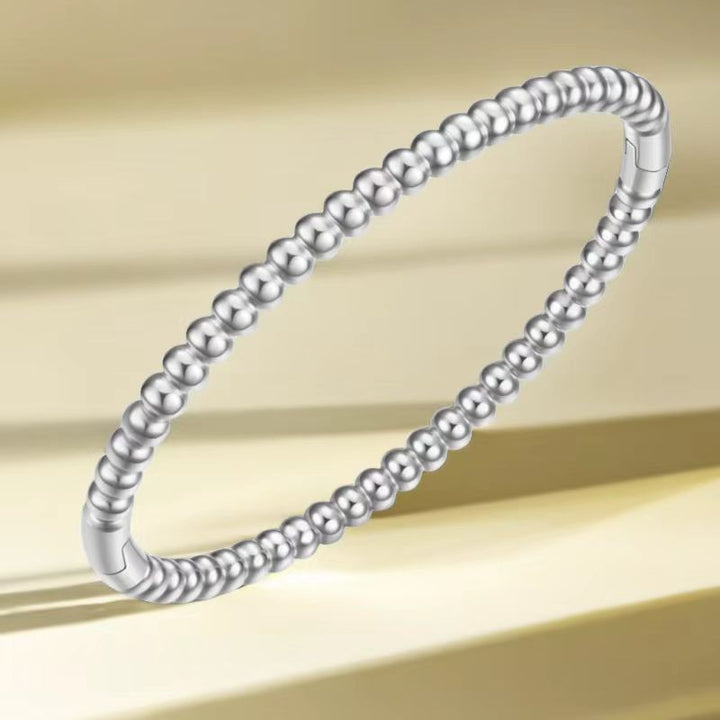 Women's Titanium Bracelet - Elegant Steel Jewelry