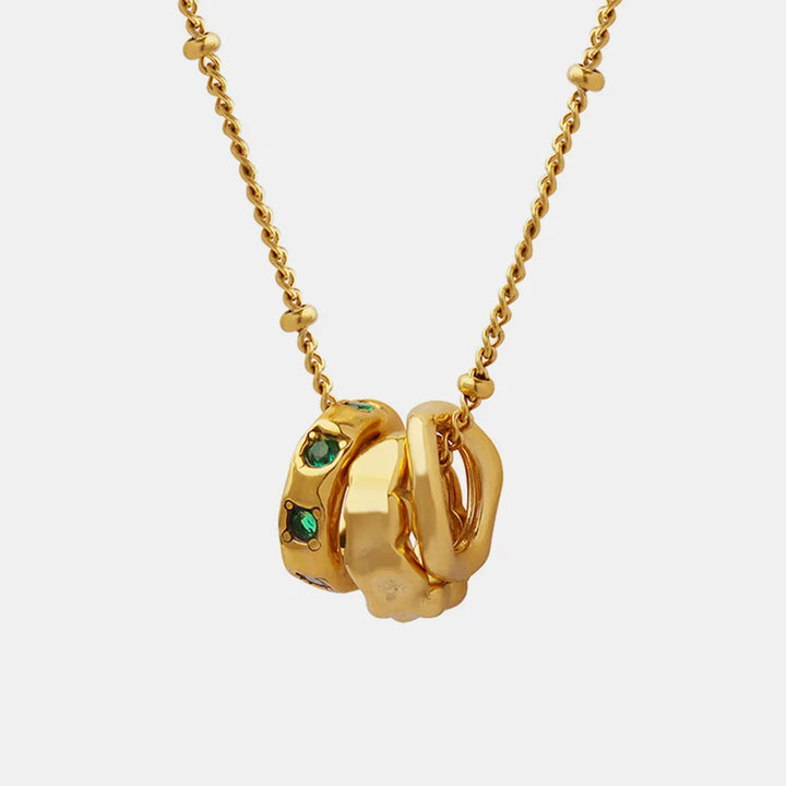 Fashion OL Titanium Steel Pendant Necklace