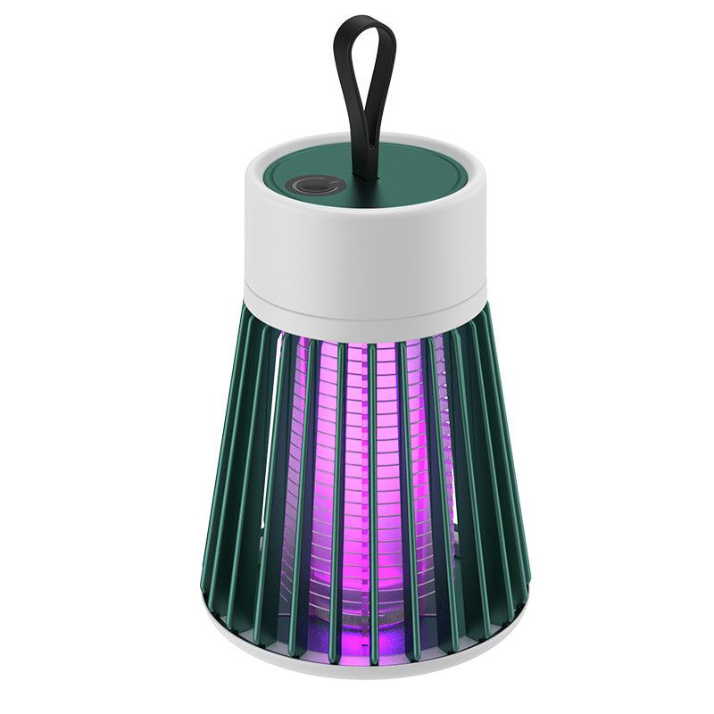 Electric mosquito killer lamp with purple light, designed to keep your home pest-free, featuring a modern look and portable design.