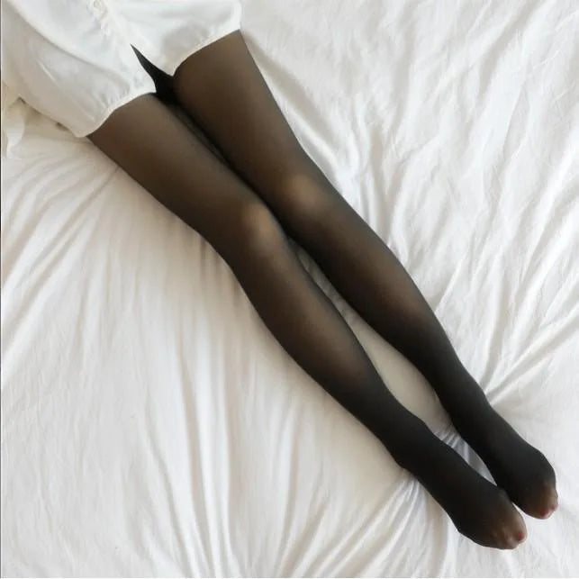 GlowSheer™ Fleece-Lined Tights ❄️✨