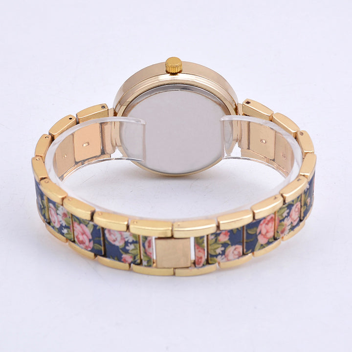 Fashion Printing Steel Watch for Women